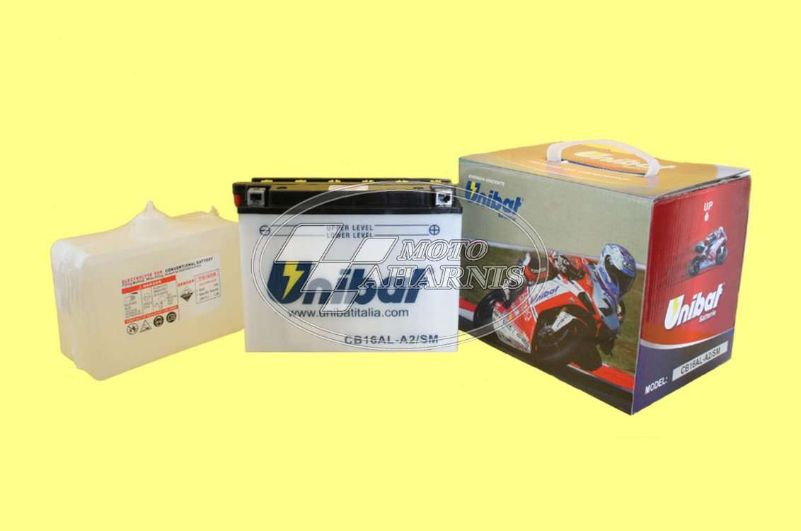 ΜΠΑΤΑΡΙΑ UNIBAT YB16AL-A2 ΜΠΑΤΑΡΙΑ UNIBAT YB16AL-A2