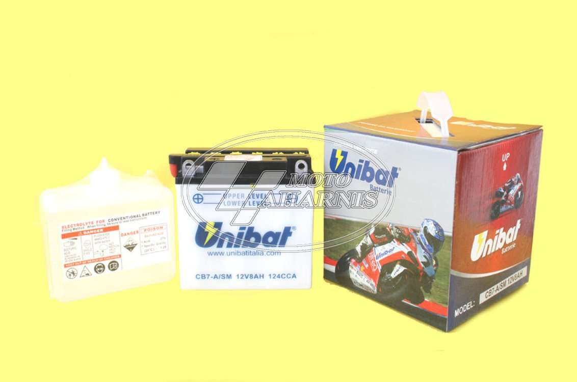 ΜΠΑΤΑΡΙΑ UNIBAT YB7-A ΜΠΑΤΑΡΙΑ UNIBAT YB7-A