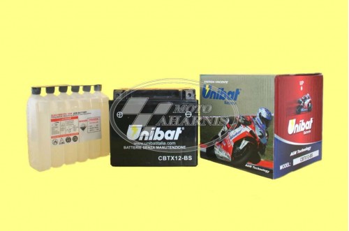 ΜΠΑΤΑΡΙΑ UNIBAT YTX12-BS ΜΠΑΤΑΡΙΑ UNIBAT YTX12-BS