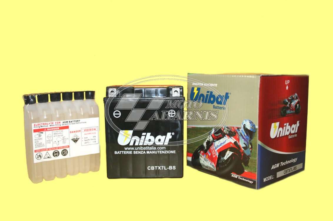 ΜΠΑΤΑΡΙΑ UNIBAT YTX7L-BS ΜΠΑΤΑΡΙΑ UNIBAT YTX7L-BS