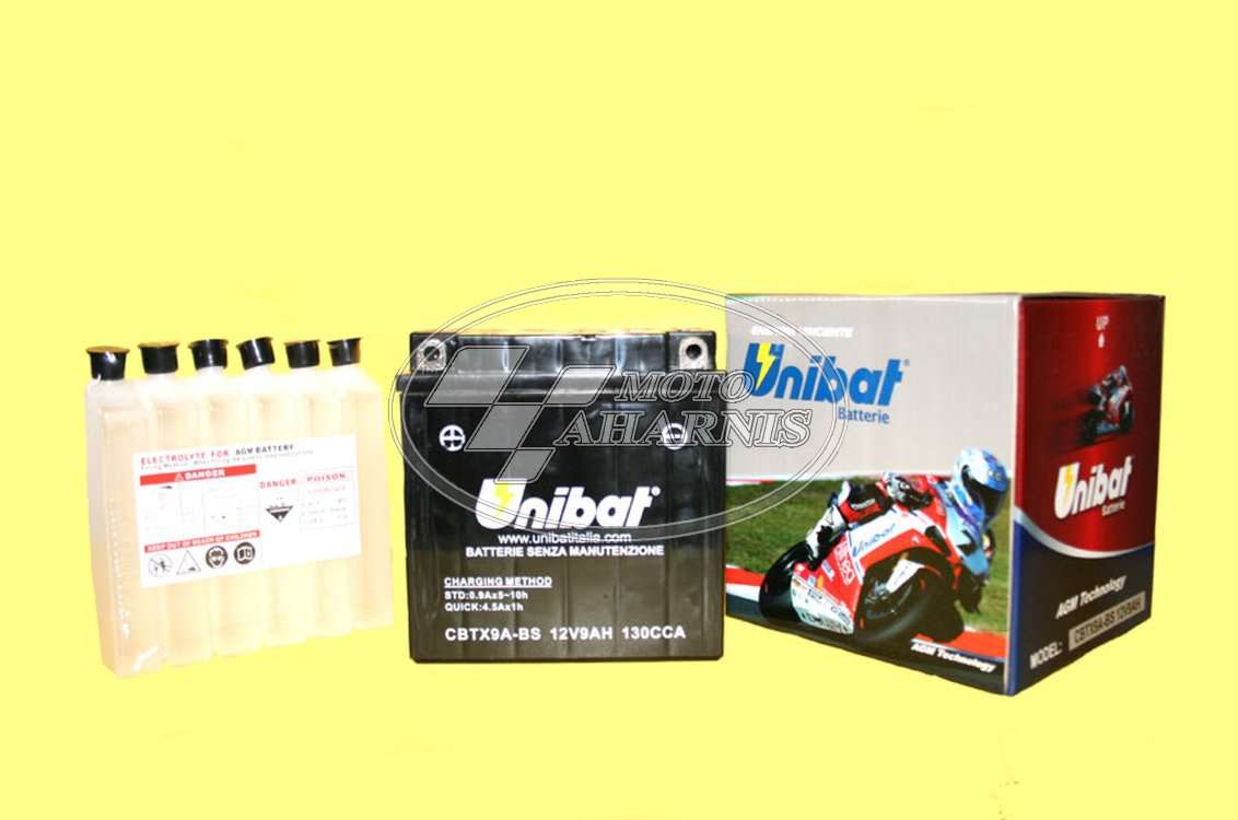 ΜΠΑΤΑΡΙΑ UNIBAT YTX9A-BS ΜΠΑΤΑΡΙΑ UNIBAT YTX9A-BS