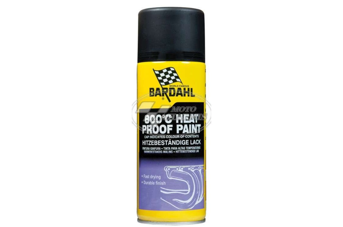 BARDAHL ΣΠΡΕΥ ΧΡΩΜΑ ΜΑΥΡΟ ΜΑΤ ΘΕΡΜΟΑΝΘΕΚΤΙΚΟ 800 C 400 ml BARDAHL ΣΠΡΕΥ ΧΡΩΜΑ ΜΑΥΡΟ ΜΑΤ ΘΕΡΜΟΑΝΘΕΚΤΙΚΟ 800 C 400 ml