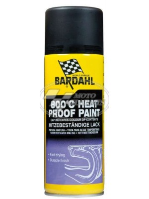 BARDAHL ΣΠΡΕΥ ΧΡΩΜΑ ΜΑΥΡΟ ΜΑΤ ΘΕΡΜΟΑΝΘΕΚΤΙΚΟ 800 C 400 ml BARDAHL ΣΠΡΕΥ ΧΡΩΜΑ ΜΑΥΡΟ ΜΑΤ ΘΕΡΜΟΑΝΘΕΚΤΙΚΟ 800 C 400 ml
