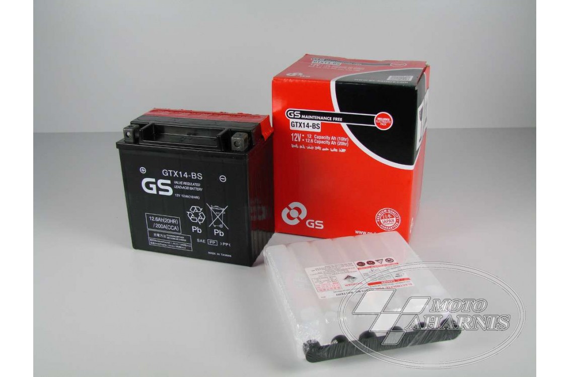 ΜΠΑΤΑΡΙΑ GS YTX14-BS ΜΠΑΤΑΡΙΑ GS YTX14-BS