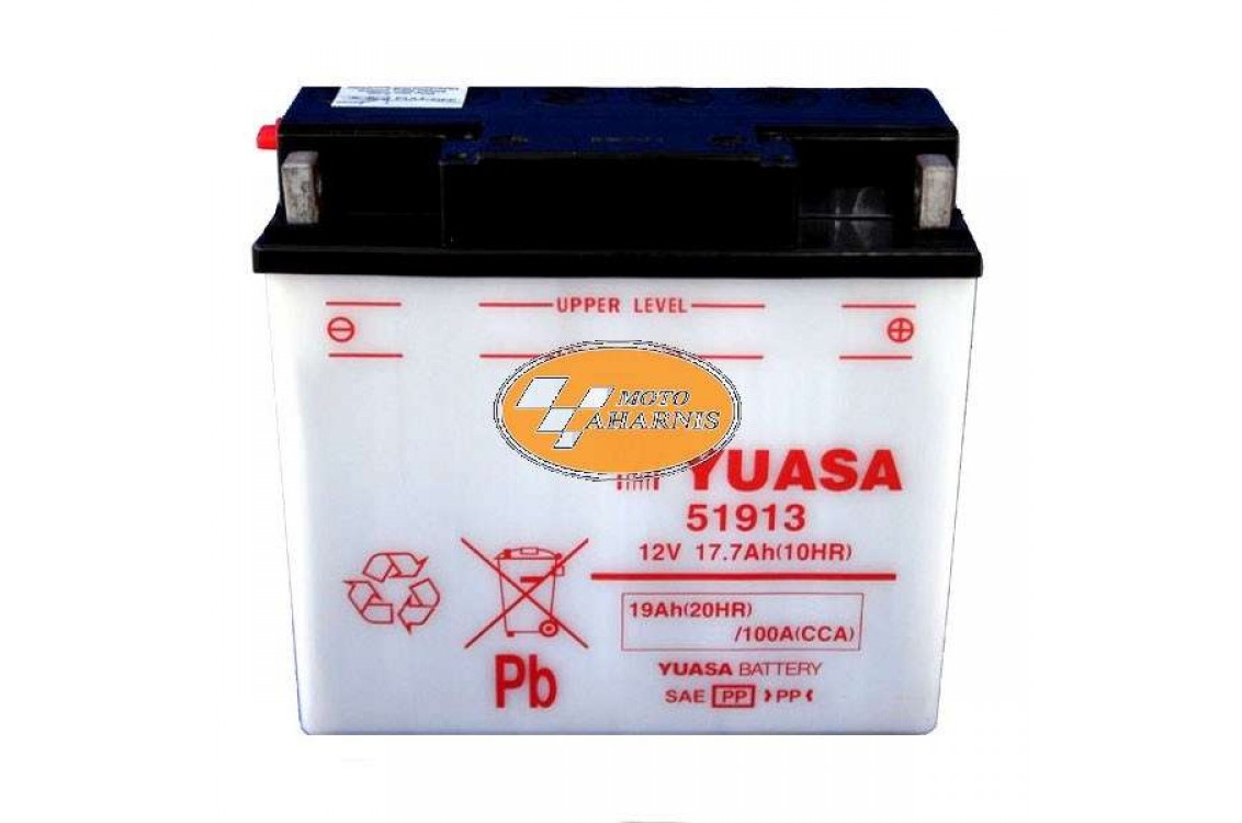 ΜΠΑΤΑΡΙΑ YUASA 51913 ΜΠΑΤΑΡΙΑ YUASA 51913