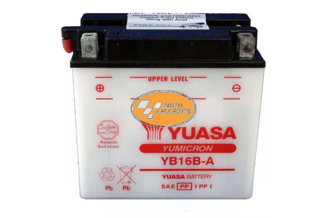 ΜΠΑΤΑΡΙΑ YUASA YB16B-A ΜΠΑΤΑΡΙΑ YUASA YB16B-A