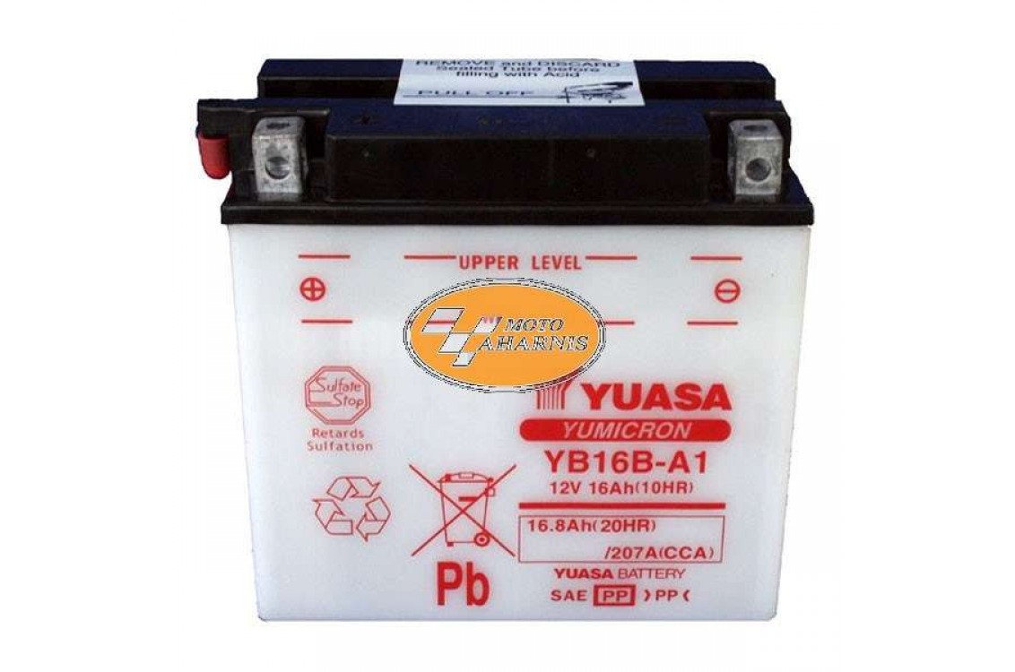 ΜΠΑΤΑΡΙΑ YUASA YB16B-A1 ΜΠΑΤΑΡΙΑ YUASA YB16B-A1