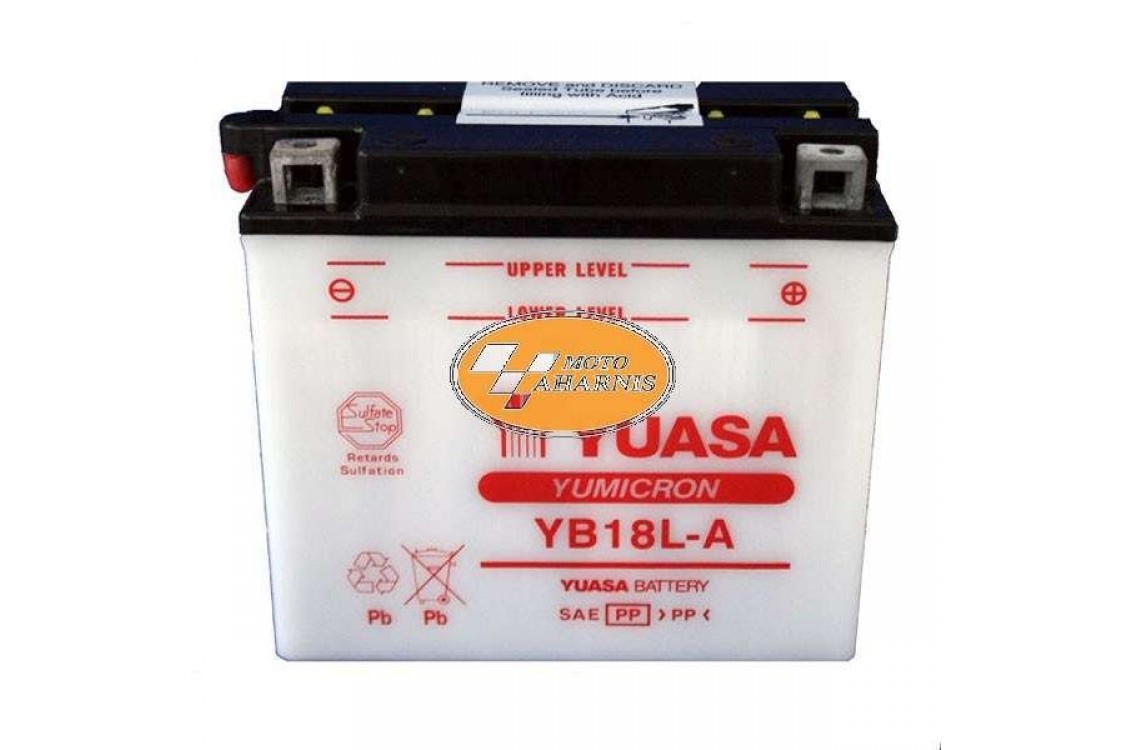 ΜΠΑΤΑΡΙΑ YUASA YB18L-A ΜΠΑΤΑΡΙΑ YUASA YB18L-A