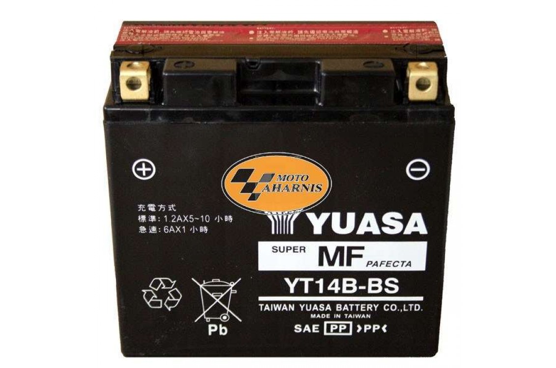 ΜΠΑΤΑΡΙΑ YUASA YT14B-BS ΜΠΑΤΑΡΙΑ YUASA YT14B-BS