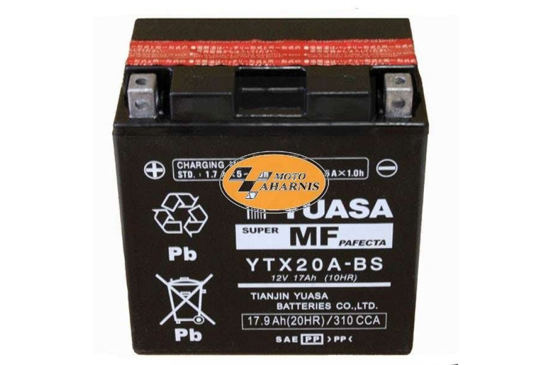 ΜΠΑΤΑΡΙΑ YUASA YTX20A-BS ΜΠΑΤΑΡΙΑ YUASA YTX20A-BS
