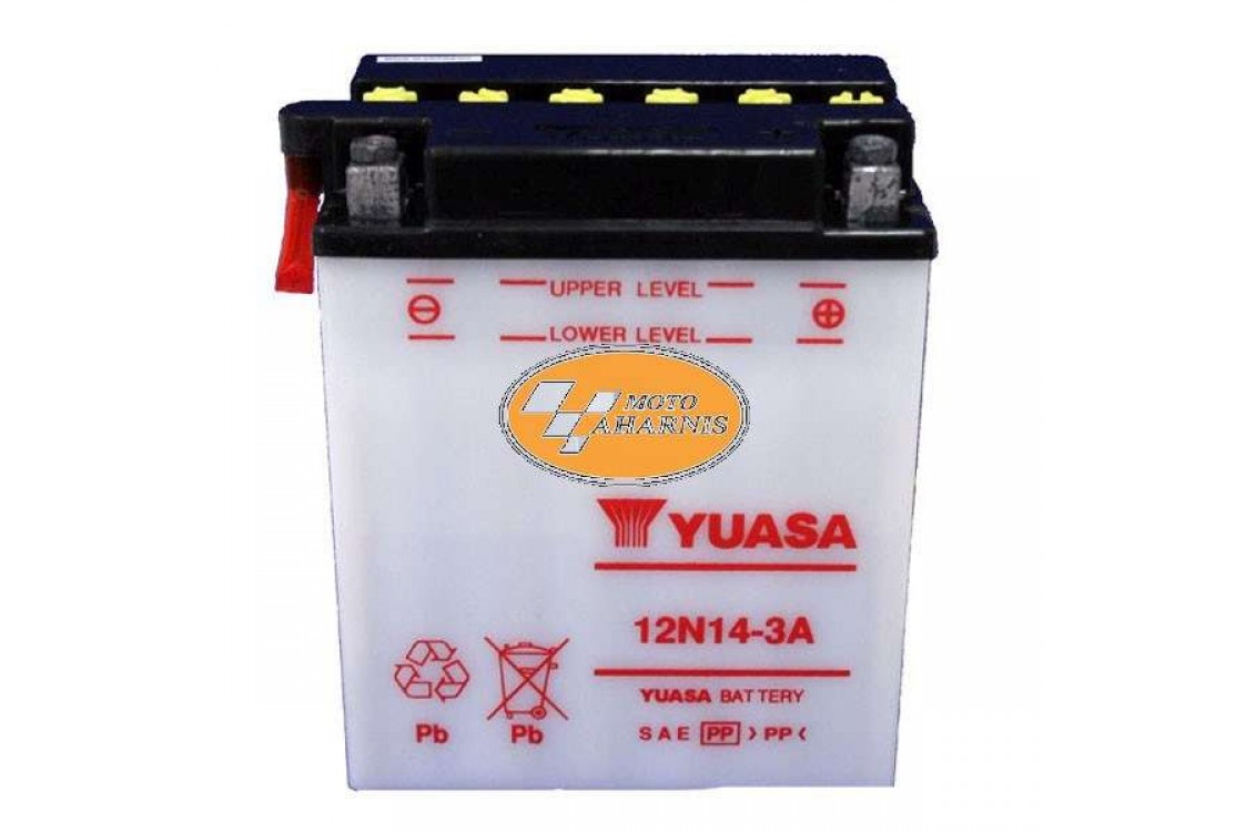 ΜΠΑΤΑΡΙΑ YUASA 12N14-3A ΜΠΑΤΑΡΙΑ YUASA 12N14-3A