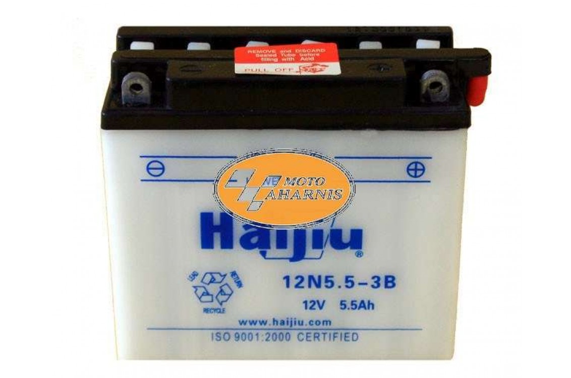 ΜΠΑΤΑΡΙΑ HAIJIU 12N5.5-3B ΜΠΑΤΑΡΙΑ HAIJIU 12N5.5-3B