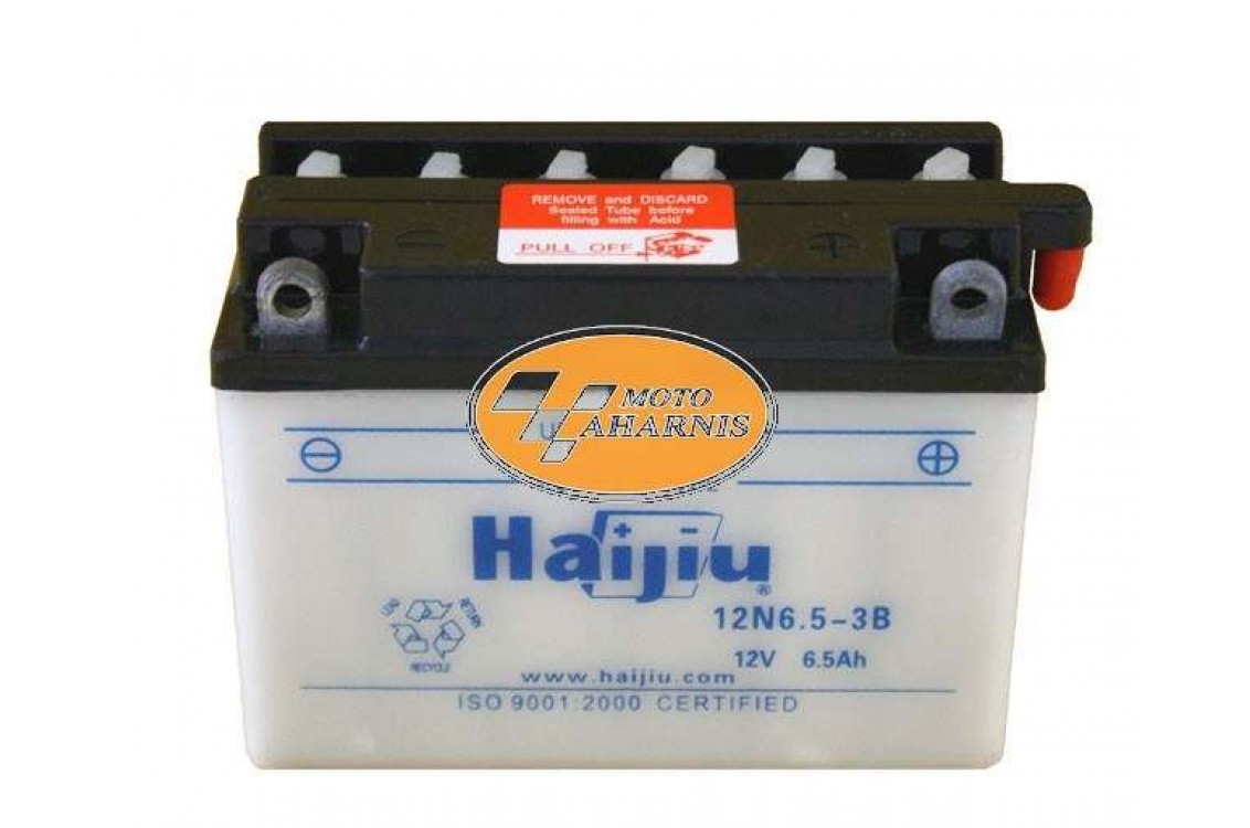 ΜΠΑΤΑΡΙΑ HAIJIU 12N6.5-3B ΜΠΑΤΑΡΙΑ HAIJIU 12N6.5-3B