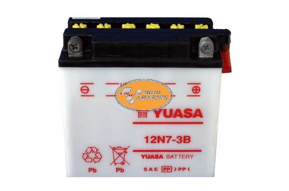 ΜΠΑΤΑΡΙΑ YUASA 12N7-3B ΜΠΑΤΑΡΙΑ YUASA 12N7-3B