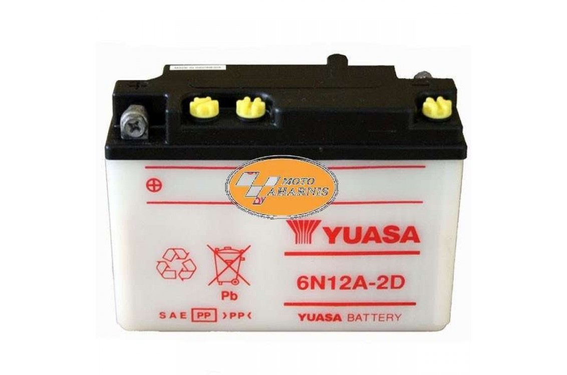 ΜΠΑΤΑΡΙΑ YUASA 6N12A-2D ΜΠΑΤΑΡΙΑ YUASA 6N12A-2D