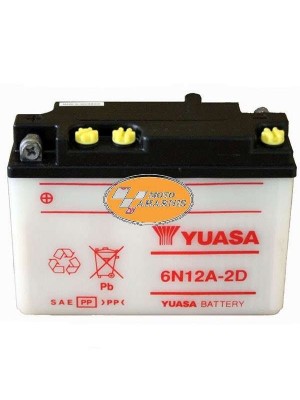ΜΠΑΤΑΡΙΑ YUASA 6N12A-2D ΜΠΑΤΑΡΙΑ YUASA 6N12A-2D