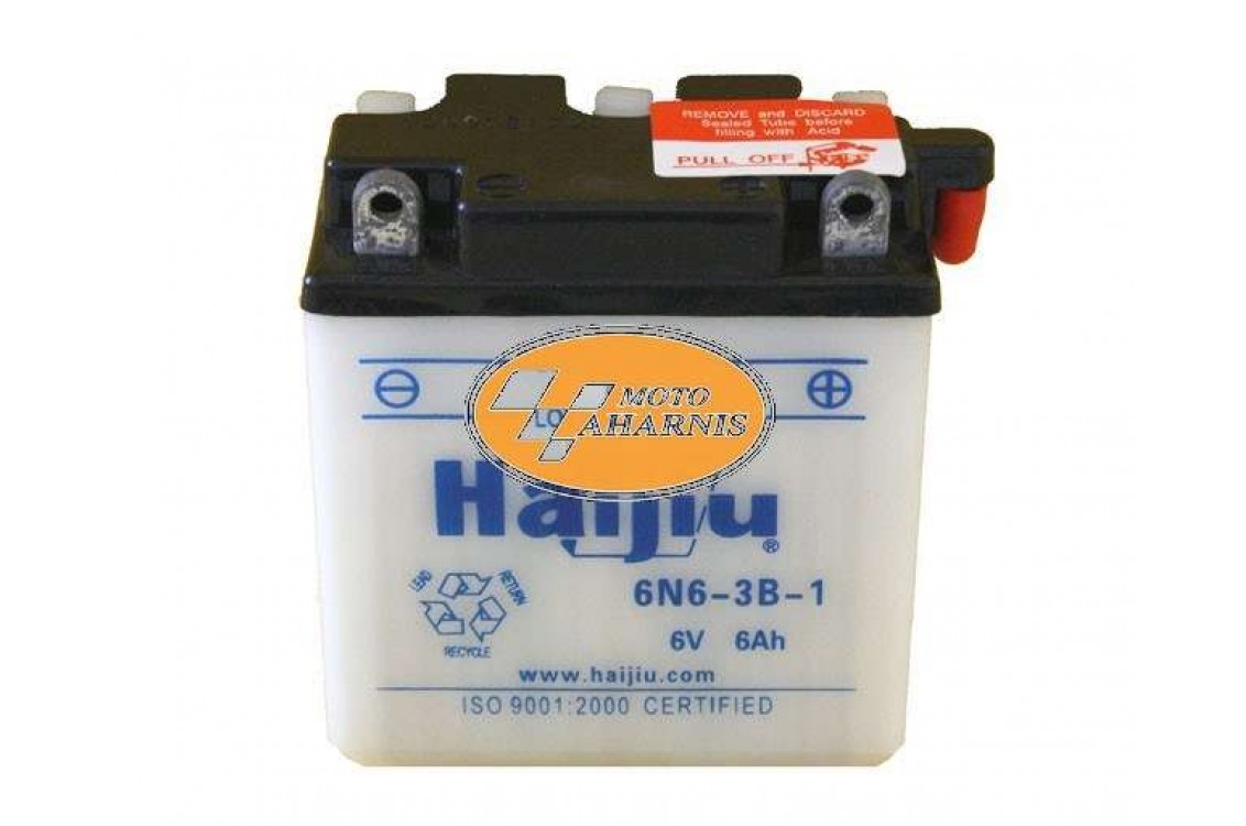 ΜΠΑΤΑΡΙΑ HAIJIU 6N6-3B-1 ΜΠΑΤΑΡΙΑ HAIJIU 6N6-3B-1