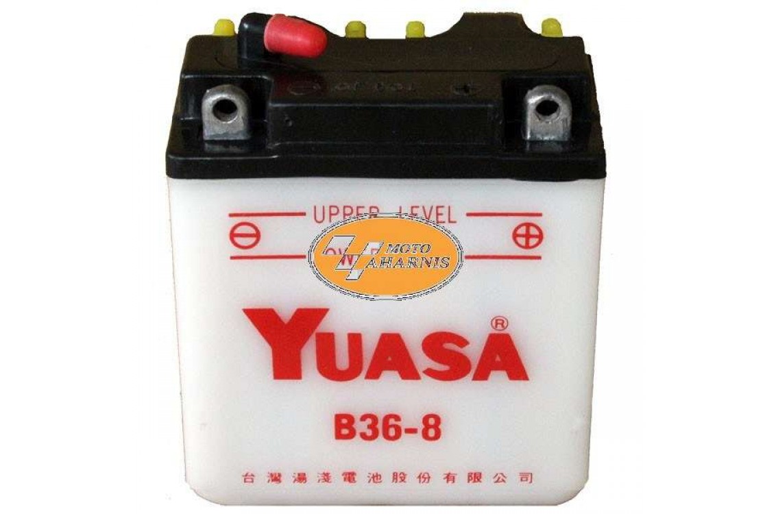 ΜΠΑΤΑΡΙΑ YUASA B36-8 ΜΠΑΤΑΡΙΑ YUASA B36-8