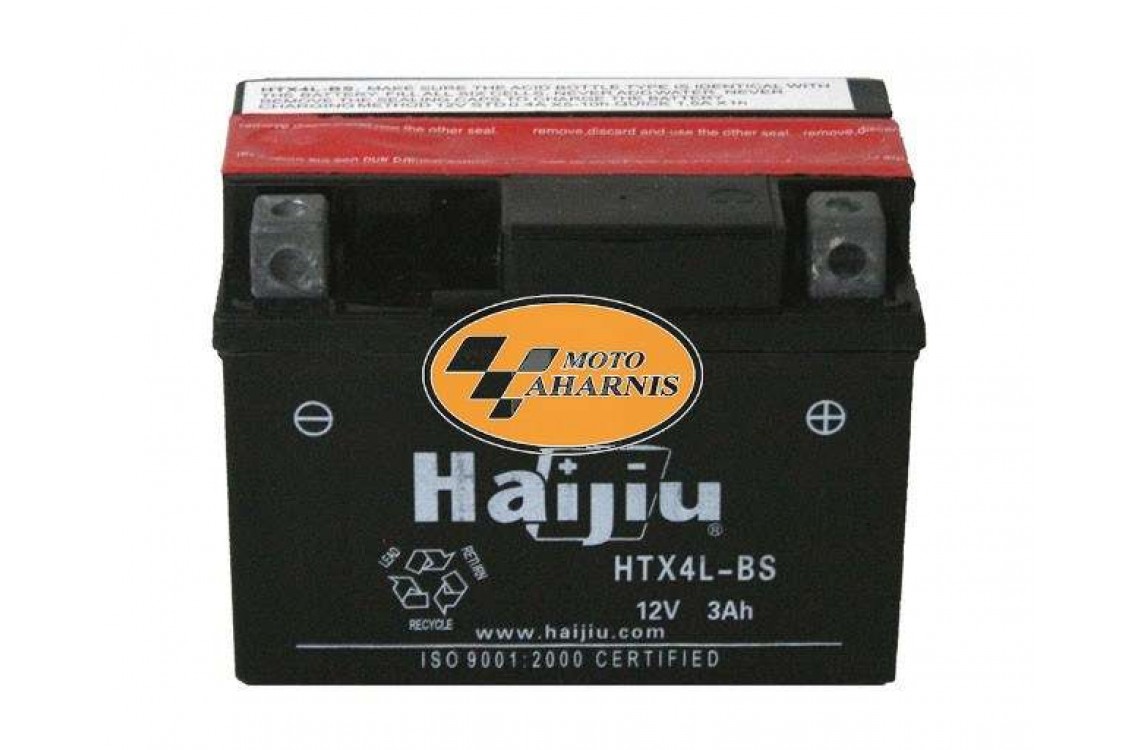 ΜΠΑΤΑΡΙΑ HAIJIU YTX4L-BS ΜΠΑΤΑΡΙΑ HAIJIU YTX4L-BS