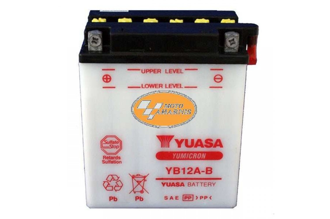 ΜΠΑΤΑΡΙΑ YUASA YB12A-B ΜΠΑΤΑΡΙΑ YUASA YB12A-B