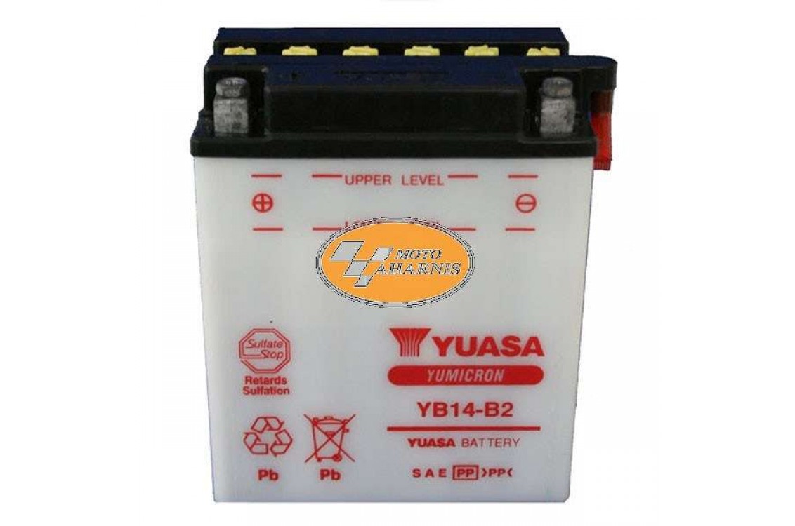 ΜΠΑΤΑΡΙΑ YUASA YB14-B2 ΜΠΑΤΑΡΙΑ YUASA YB14-B2