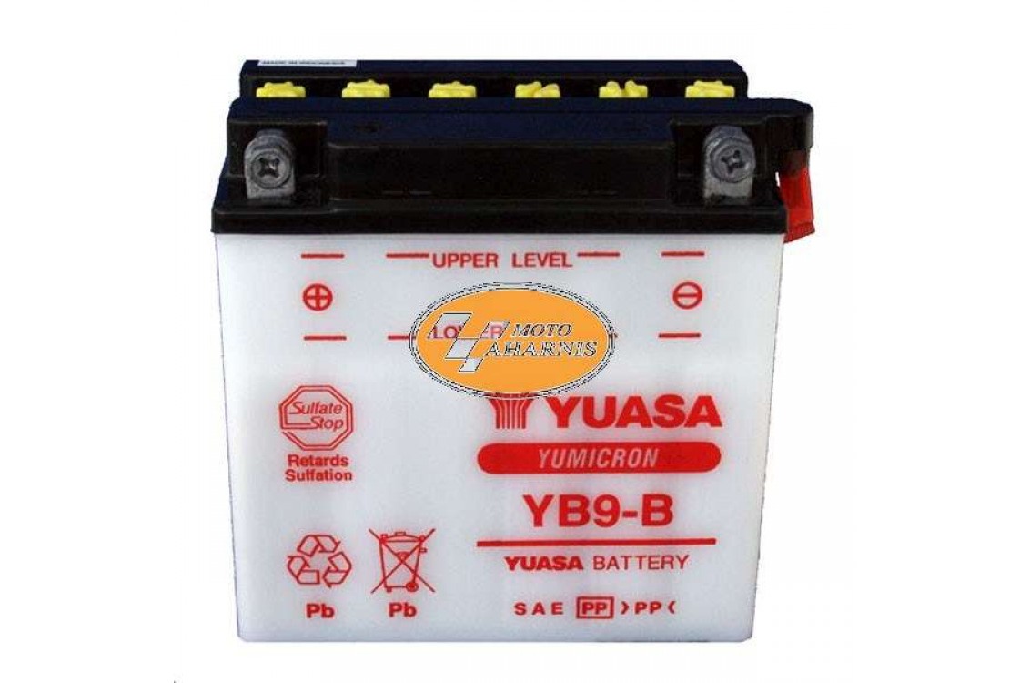 ΜΠΑΤΑΡΙΑ YUASA YB9-B ΜΠΑΤΑΡΙΑ YUASA YB9-B