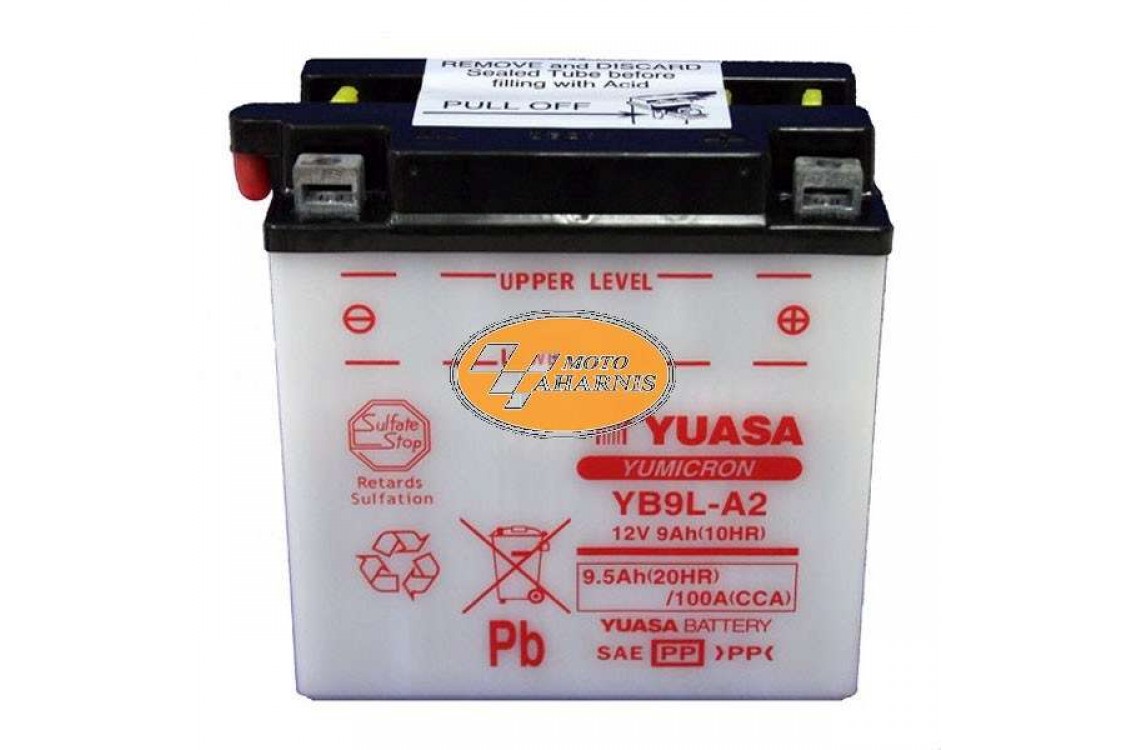 ΜΠΑΤΑΡΙΑ YUASA YB9L-A2 ΜΠΑΤΑΡΙΑ YUASA YB9L-A2