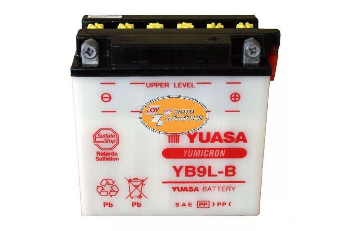 ΜΠΑΤΑΡΙΑ YUASA YB9L-B ΜΠΑΤΑΡΙΑ YUASA YB9L-B