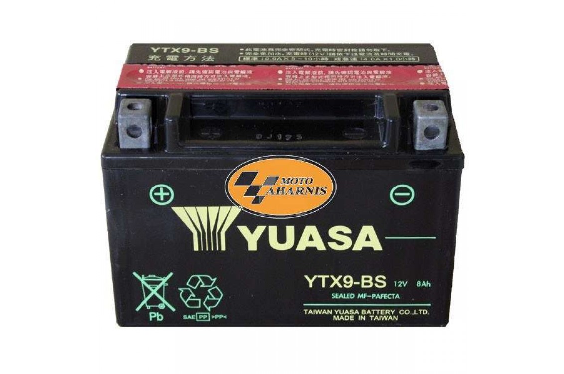ΜΠΑΤΑΡΙΑ YUASA YTX9-BS ΜΠΑΤΑΡΙΑ YUASA YTX9-BS