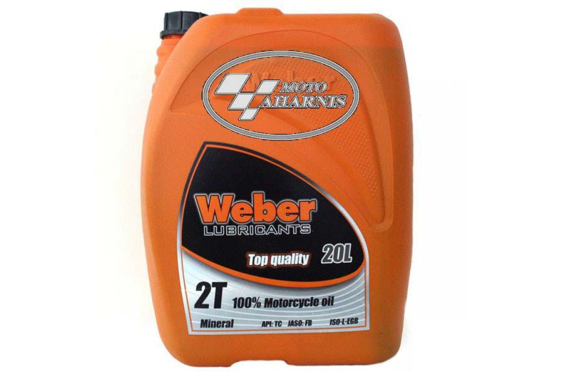 ΛΑΔΙ 2Τ WEBER ΟΡΥΚΤΕΛΑΙΟ 20L ΛΑΔΙ 2Τ WEBER ΟΡΥΚΤΕΛΑΙΟ 20L