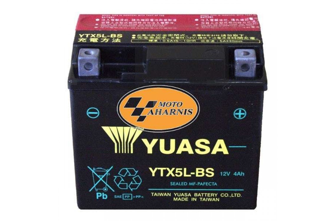 ΜΠΑΤΑΡΙΑ YUASA YTX5L-BS ΜΠΑΤΑΡΙΑ YUASA YTX5L-BS