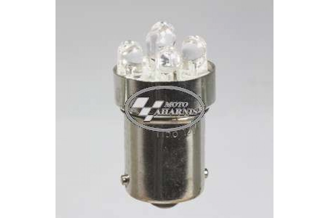 ΛΑΜΠΑ 12V 5 LED ΑΣΠΡΟ ΛΑΜΠΑ 12V 5 LED ΑΣΠΡΟ