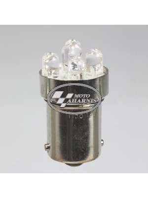 ΛΑΜΠΑ 12V 5 LED ΑΣΠΡΟ ΛΑΜΠΑ 12V 5 LED ΑΣΠΡΟ