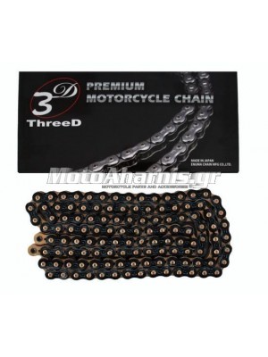 ΑΛΥΣΙΔΑ 3D 525 BLACK GOLD 525Z 124 LINKS  JAPAN EK